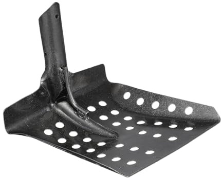 DECOMELODY Pala para Tamizar Orificios para Drenaje y Limpieza De Zanjas Herramienta para Jardín Aguas Residuales Mango Ergonómico