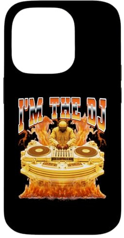 I'm The DJ Discjockey Disc Jockey Tourne-Disque années 90 Bootleg Coque pour iPhone 14 Pro