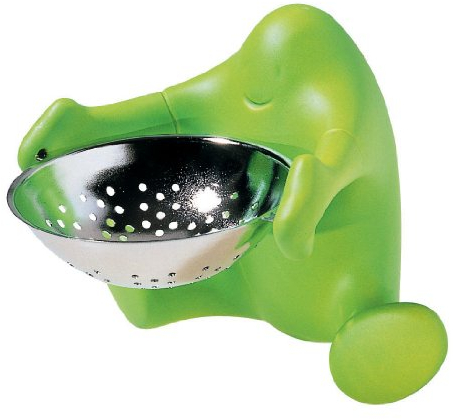 Alessi ASP09 GR Te Ò Passatè in Resina Termoplastica con Filtro in Acciaio Inossidabile 18/10, Verde