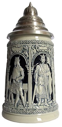 KING Boccale da Birra tedesco Crociato 1 litro