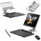 Z Fold 4 Keyboard with Detachable Keypad, Bluetooth Keyboard for samsung fold 4/Fold3, Tablet 360 degree Rotatable Keyboard Metal Stand (Silver)