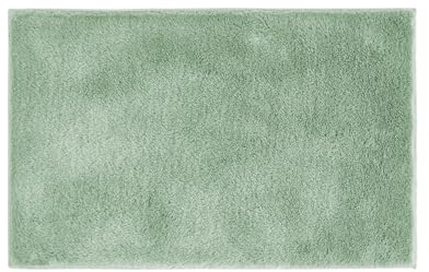 andiamo Badematte rutschfest Florida - Badezimmerteppich weich und flauschig - Badteppich rutschfest waschbar Duschvorleger Badvorleger für Badezimmer 50 x 80 cm Salbei