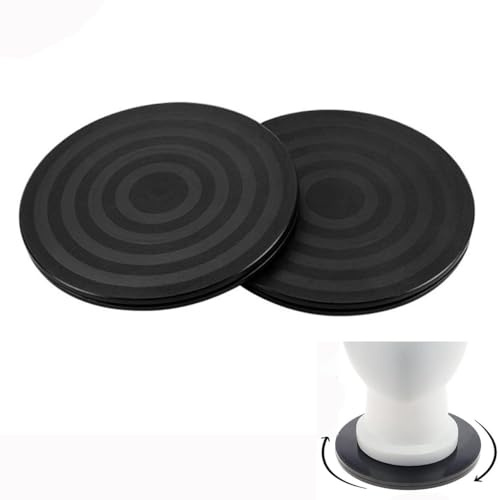 Plataforma Giratoria Universal Redonda 360°,2 Piezas Plataforma Giratoria Redonda,Base Giratoria Manual,20cm Base Giratoria Universal,para Manualidades,Plantas,TV,Computadora Portátil