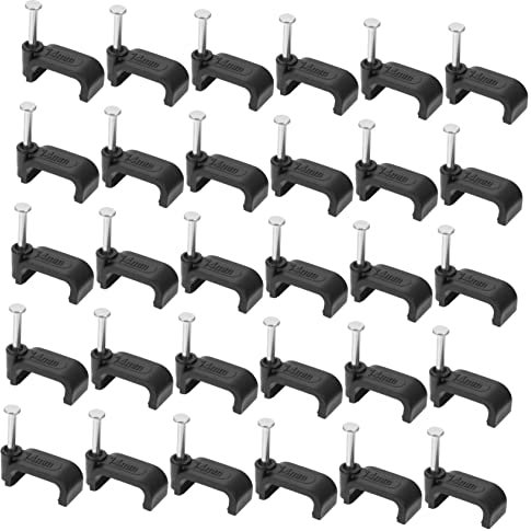 SHINEOFI 100pezzi Morsetti Per in Acciaio Fascette Fissaggio Ganci j Per Tubi Materiali Fissaggio Per Kit Morsetti Per