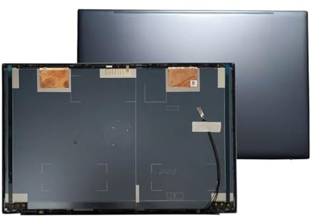 KAYOUDE Kompatibel for HP Pavilion 15-EH 15-EG 15Z-EH TPN-Q245 Q246 Bakre lock TOP Case Laptop LCD skal/handledsstöd Ovandel med fingeravtryckshål(Blue A shell)