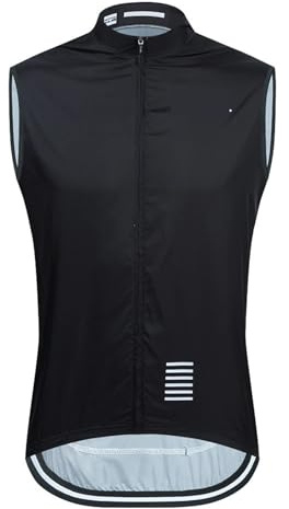 EKalgretrA Cykelväst lätt ärmlös cykelväst reflekterande jersey vindtäta kläder motorcykeljackor (1,5XL)