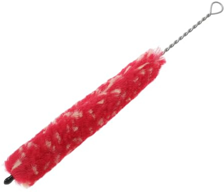 SILENRADAWN Clarinet Cleaner Pull through Soft Plush Bristles for Gentle Cleaning, Red Brush for Woodwind Instruments, Clarinet Cleaning Tool for Woodwind Enthusiasts