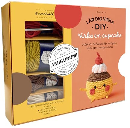 Amigurumi : virka en cupcake - allt du behöver för att börja virka