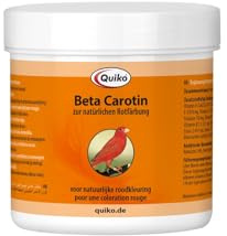 Quiko Beta Carotene 100g - Natural Red Factor Supplement for Bird Plumage