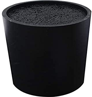 Pradel Excellence - Support pour Couteaux de Cuisine - Bloc de 14 cm - Design Sobre - Convient jusqu'à 8 Couteaux - Protège les Lames - Tiges Amovibles pour un Nettoyage Facile - Revêtement Noir Mat