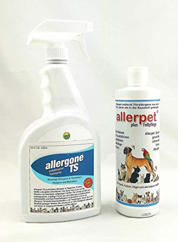 Allerpet Plus pälsvård & allergone textilspray kombipaket