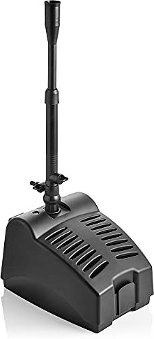 Swell UK 2500 Pond Pump Filter with Fountain 7W UVC Clarifier | Suitable for Ponds of Up to 3,000 litres & up to 8mm Solids Handling Capacity – 3 Years Warranty