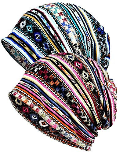 XYIYI Womens Beanie Chemo Headwear Hat Stretch Infinity Scarf Head Wrap Cap Cancer Hats