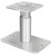 HSI Pfostenträger BASE Plus höhenverstellbar 140 + 50 mm für Holzkonstruktionen, Pfostenträger 100x100 mm aus Baustahl S235JR feuerverzinkt, Ohne Fräsen
