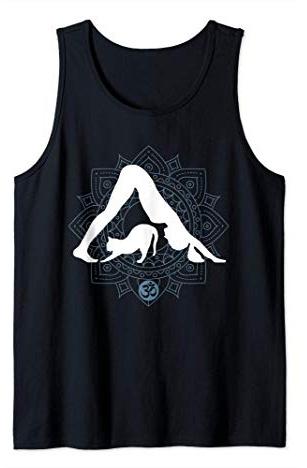 Yoga Divertente con Il Gatto | Mandala | Om | Namaste Regalo Canotta