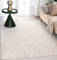 the carpet Knight Eleganter, Hochwertiger, Wohnzimmer Teppich, Softer Kurzflor, 3-D Effekt, Glänzende Design-Elemente, Hoch-Tief Struktur, Beige, 200 x 290 cm