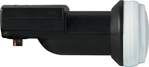 TechniSat Single LNB - mit Satfinder & LTE-Filter (1 Teilnehmer, digital, Full HD, UHD, 4K, 3D – Premium-Qualität & schnelle Ausrichtung) schwarz