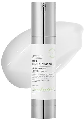 VT COSMETICS CICA Reedle Shot 50, Spicule Mikronadel-Serum für Porenpflege & Peeling, Exosom, Centella Asiatica für glasige Haut, geschmeidige Textur(1,69 Fl Oz / 50ml)
