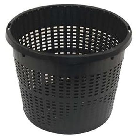 Cestini per piante da laghetto, in iuta, vasi marginali acquatici (5, 22 cm, rotondi, 3 litri)