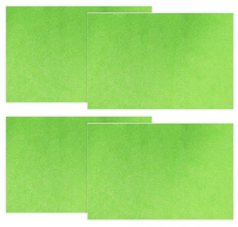 Tappetino antimuffa per Frigorifero, 4 Frigorifero Spugna Mats, Tagliato a Misura e Riutilizzato, Tappetino Salva Freschezza per Frigorifero, Lavabile Pad Spugna Pad, 47x29x0.3cm, Verde