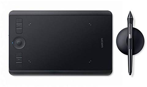 Wacom Intuos Pro Grafiktablett (Größe: S)/Kleines, professionelles Stifttablett (inkl. Wacom Pro Pen 2 Eingabestift mit Ersatzspitzen, geeignet für Windows & Mac) - Ideal für Home-Office & E-Learning