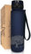 Bodhi Tree Trinkflasche 650ml, hygienischer Deckel mit Sicherheitsclip, leichte langlebige Sportflasche, 1-Klick-Öffnung, umweltfreundlich, geschmacksneutral, ideal für Outdoor, Blau