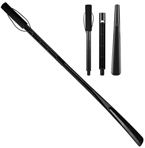 Shoe Horn Long Handle for Seniors, 30 Long Shoe Horn Plastic Adjustable and Detachable for Disabled, Knee&Hip Replacements and Back Problems People