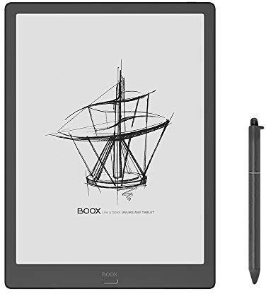 Leepesx BOOX Max3 13.3 '' Lector electrónico Lector de libros electrónicos E-Ink Ereader Capacidad OTG compatible para reconocimiento de huellas dactilares