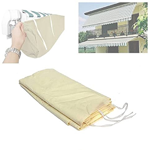 Custodia Per Tenda Da Sole, Telo Di Copertura Per Tende Da Sole Copertura Antipolvere Protezione Antipolvere Per Terrazze Retrattili, Tessuto Oxford, Per Patio Esterno Da Giard(Size:4M,Color:Beige)