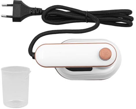Vapore portatile Macchina da stiro a mano Compatto Vapore Appeso per Casa 30s Riscaldamento Rapido Mini Ferro da stiro a vapore Bianco