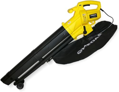 Sopladores y aspiradoras de Hojas Soplador de Hojas eléctrico de Alta Potencia de 3000 W con Bolsa for el Polvo, Utilizado for Limpieza de Jardines, batería Liviana for soplado de Nieve
