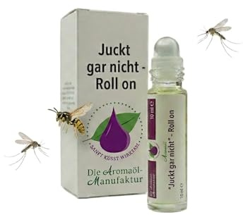 Aromoljetillverkningen JUCKAR INTE ROLL ON Aromolja 10 ml – anti-insektsbettolja, 100 % naturliga eteriska oljor, lindrar kliande och rodnade insektsbett