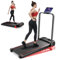 KEEP FUN Walking Pad With 3 Level Incline, Handle Bar, 300 Lbs Capacity, Foldable for Home Office, Under Desk Treadmill With LED Display, Remote Control & APP