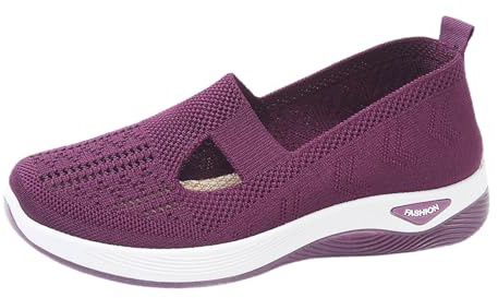 Ciabatte Ortopediche Donna Estive Pantofole Antiscivolo Chiuse Scarpe con Plantare Estraibile in Rete Morbido Traspiranti Sneakers Leggere Ciabatte Casa Comode Eleganti per Camminare Sportive Casual