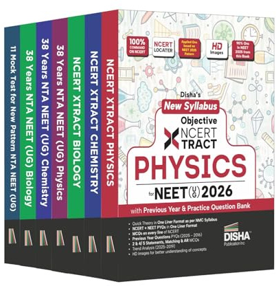 Disha Combo (7 Books) Victory NTA NEET (UG) 2026 New Syllabus Study Notes, Chapter-wise PYQs & Test Series 3rd Edn | Physics, Chemistry & Biology Study Package, PYQs & Mock Tests | 100% Solutions