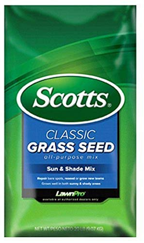 Scotts Company 17183 Classic Sun and Shade Mix Grass Seed, 3-Pound