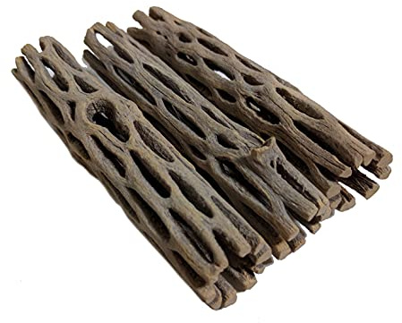 SoShrimp Natural Cholla Wood for Aquarium Decoration Shrimp and Fish Tank (4 Inch (3 Pack))