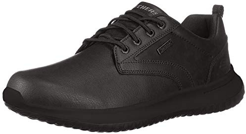 Skechers Men's Delson Antigo Oxfords, Black BLK, 9.5 UK