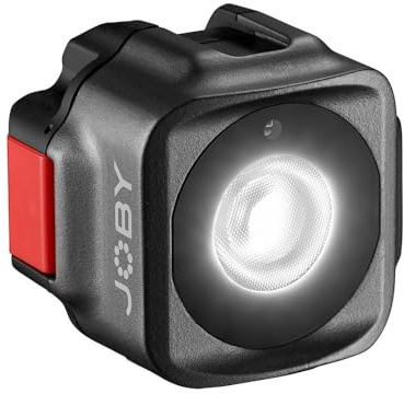 JOBY JB01578-BWW Beamo,Mini LED Light for Smartphone and Mirrorless Camera - Compact,Magnetic,Bluetooth,Waterproof,for Vlogging,Photo and Video Content Creation