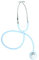 GIMA - Fonendoscopio YTON, Lira Azzurro Acqua, Padiglione Ø 45 mm, Latex Free, Finitura Duracote, Manuale Multilingua, Dispositivo Medico CE Classe I