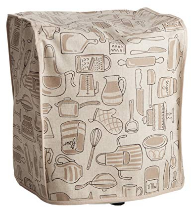 FLAVOR PLUS Housse en Tissu Imperméable Anti-Taches Résiné, Compatible avec Friteuse Sans Huile Cecotec/Cecofry de 2,5 L, 5 L et 5,5 L. Dimensions 31 x 27 x 33 cm. Résistant à l'Eau, Beige