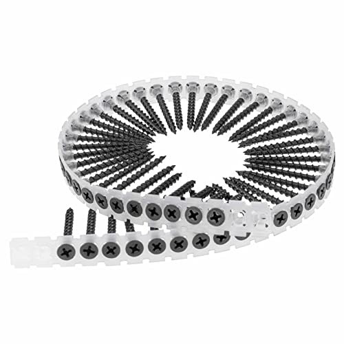 SCREW REBEL Magazinierte Schnellbauschrauben Grobgewinde 3,9 x 41 mm - 1.000 Stück, Magazinschrauben, PH2