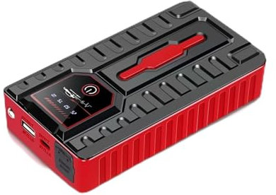 Démarreur de Batterie de Voiture 20 000 MAh pour 12 V, Batterie 12 V, Booster de Batterie, Boîte de Saut, Chargeur Portable et Câbles de Démarrage pour Moteurs 7,0 L et Moteurs