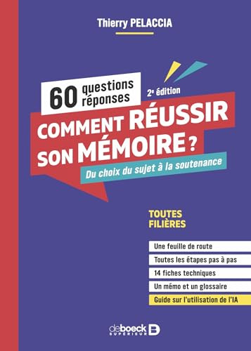 Comment réussir son mémoire ? 60 questions/réponses: Du choix du sujet à la soutenance