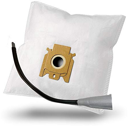 MisterVac | compatibile con sacchetti per aspirapolvere sacchetti di ricambio 10 pezzi + ugello flessibile (circa 64 cm) ugello di ricambio Hoover TS 2277 Sensory