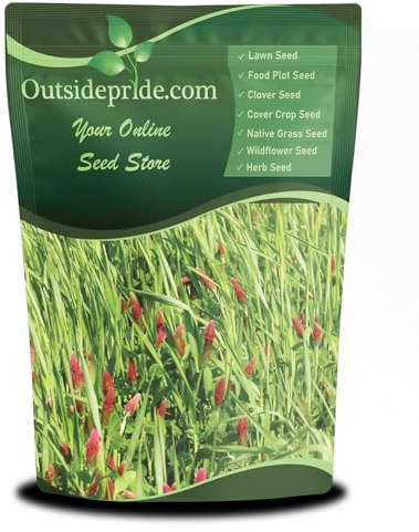 Outsidepride Gardenway Cover Crop Seeds - 5 lbs Nutrient-Rich Seed Mix for Soil Health Improvement & Home Gardens - Mixture of Triticale, Peas, Oats, Vetch, Annual Ryegrass, Crimson Clover