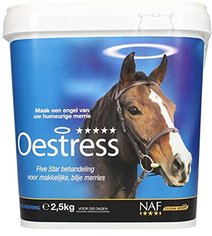NAF Oestress Mare Supplement 2.5kg – Hormonal Balance & Behaviour Support for Mares – Calming Formula for Seasons & Mood Swings