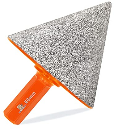 Fresa de Diamante 50mm - BRSCHNITT con mango hexagonal para ampliar recortar dar forma a los agujeros existentes de Granito Mármol Porcelana Azulejos