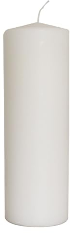EWA Kerzen Ebersbacher Kaminkerze, Weiß, (Ø x H) 100 x 300 mm