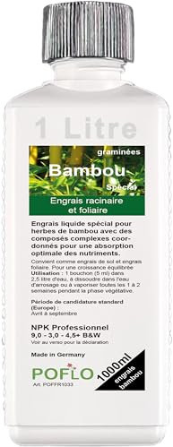 Engrais liquide pour bambou Engrais HIGH-TECH pour bambous et graminées 1000ml